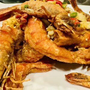 椒鹽海大蝦(9只)